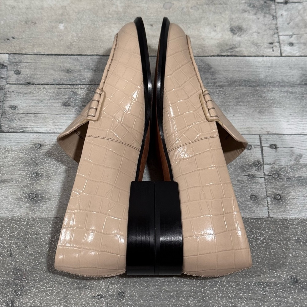 VINCE Naomi Women’s Loafer - Birch Sand Croc Emb - Size - 7 .US - Picture 5 of 9